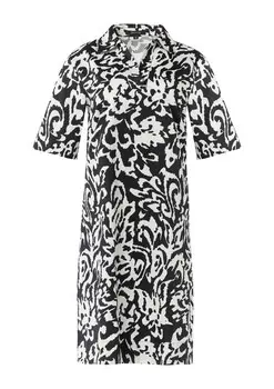 Платье рубашка COMMA Shirt Dress, темно-синий