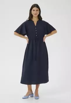 Платье-рубашка CRLORI Cream, темно-синий