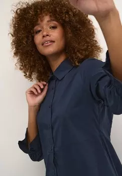 Платье-рубашка CUANTOINETT Culture, синий