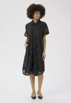 Платье-рубашка Culture, черный