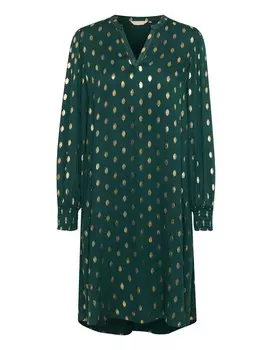 Платье-рубашка CULTURE Giselle, темно-зеленый