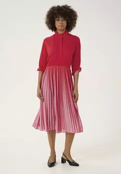 Платье-рубашка Culture, красный