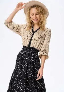 Платье-рубашка DALILAH blue shadow, черный