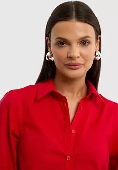 Платье-рубашка DARBA Big Star, красный