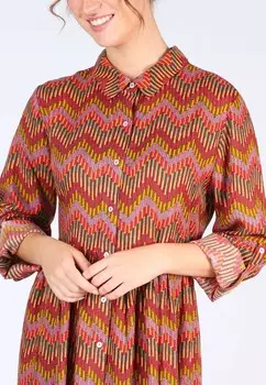 Платье-рубашка Deerberg, красный