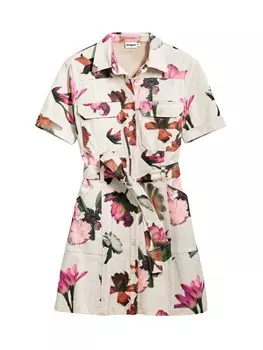 Платье-рубашка Desigual, белый