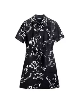 Платье-рубашка Desigual, черный