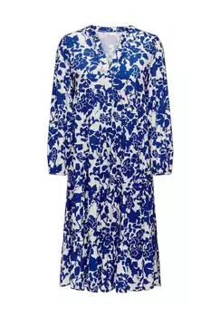 Платье-рубашка, длина 3/4, с разрезом, женское ONLY, цвет Surf