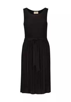 Платье-рубашка, длиной до колена, с поясом, женское CARTOON, цвет 9045 Black