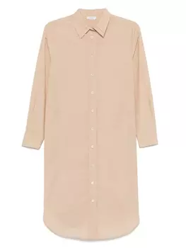 Платье-рубашка длины миди Peserico, нейтральный