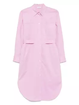 Платье-рубашка длины миди Peserico, розовый