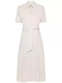 Платье-рубашка длины миди WOOLRICH, нейтральный