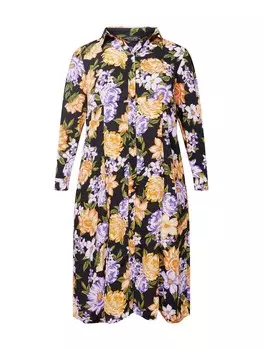 Платье-рубашка Dorothy Perkins Curve, черный