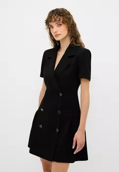 Платье-рубашка DOUBLE BREASTED adL, черный