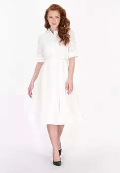 Платье-рубашка DreiMaster, белый