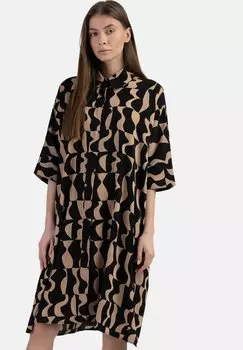 Платье-рубашка DreiMaster, черный