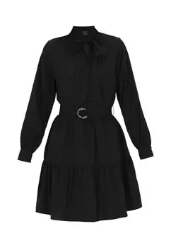 Платье-рубашка DreiMaster Klassik Classic Look, черный