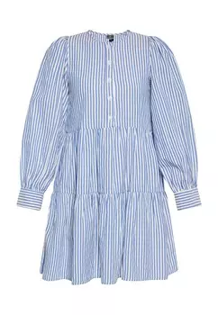 Платье-рубашка DreiMaster, синий деним