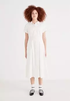 Платье-рубашка DRESS MAXI GAP, кремовый