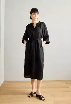 Платье-рубашка DRESS WOMAN Ecoalf, черный