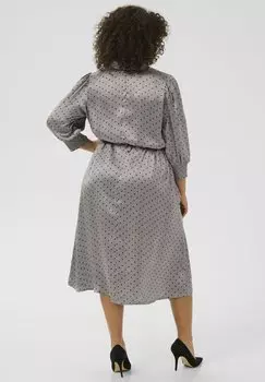 Платье-рубашка EMINE OLINE Kaffe Curve, серый