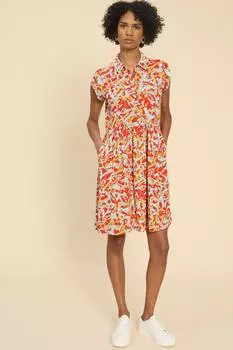 Платье-Рубашка Everly из джерси White Stuff, оранжевый