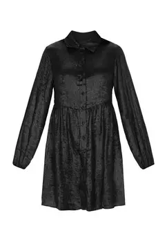 Платье рубашка faina Shirt Dress It Is Part Of The Evening, черный