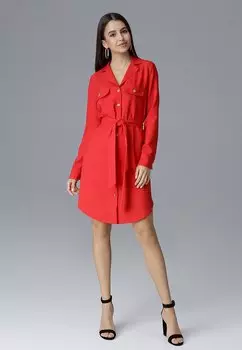 Платье-рубашка Figl, красный