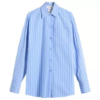 Платье-Рубашка Firma в полоску Sportmax, голубой