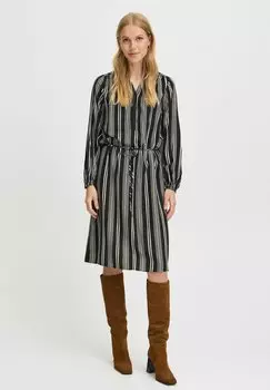 Платье-рубашка Fransa, черный