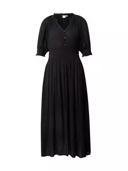 Платье рубашка GAP Shirt Dress, черный