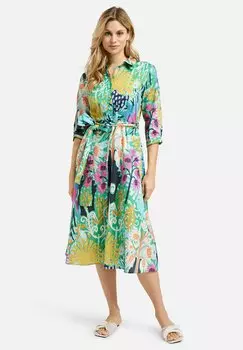 Платье-рубашка GEMUSTERTES MIT 3/4-RMELN MILANO ITALY, светло-розовый