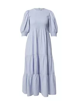 Платье рубашка Gestuz Shirt Dress, дымно-синий