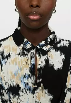 Платье-рубашка GINA MIDI Soft Rebels, черный