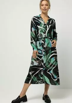 Платье-рубашка Gina, темно-зеленый