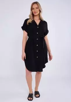 Платье-рубашка GINI LONDON, черный
