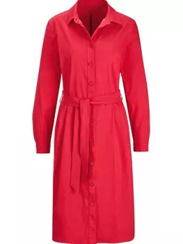 Платье-рубашка Goldner, красный