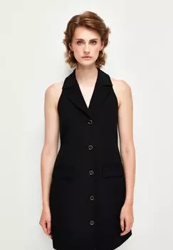 Платье-рубашка Halter Neck With Button adL, черный