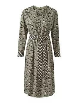 Платье-рубашка heine, оливковый