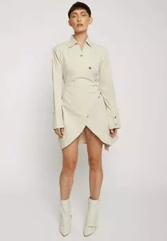 Платье-рубашка HERMAN&CO, бежевый