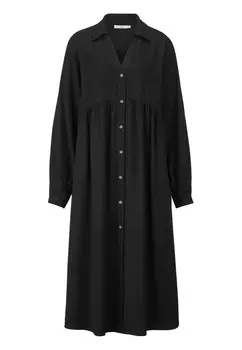 Платье-рубашка hessnatur, черный
