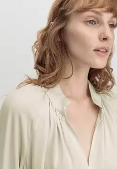 Платье-рубашка hessnatur, кремовый