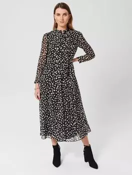 Платье-рубашка Hobbs Orla Confetti, черный
