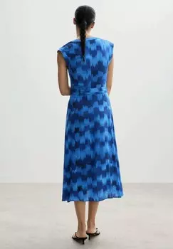 Платье-рубашка ICAT Mango, темно-синий