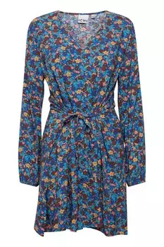 Платье-рубашка Ichi, синий