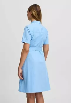 Платье-рубашка ICHI, синий