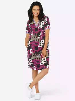 Платье-рубашка Inspirations "Sweatdress" Inspirationen, черный