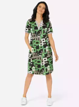 Платье-рубашка Inspirations "Sweatdress" Inspirationen, черный