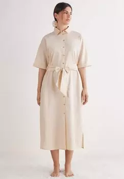 Платье-рубашка Intimissimi, кремовый
