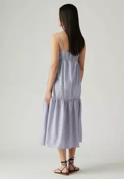Платье-рубашка ISSA TIERED SERAPHINA STRIPE CROWN Levi's®, синий деним
